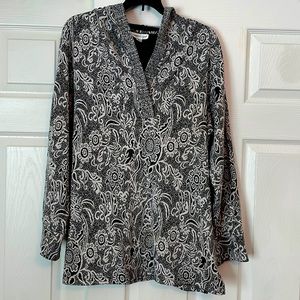 Coldwater Creek Long Sleeve shirt with hood, XL